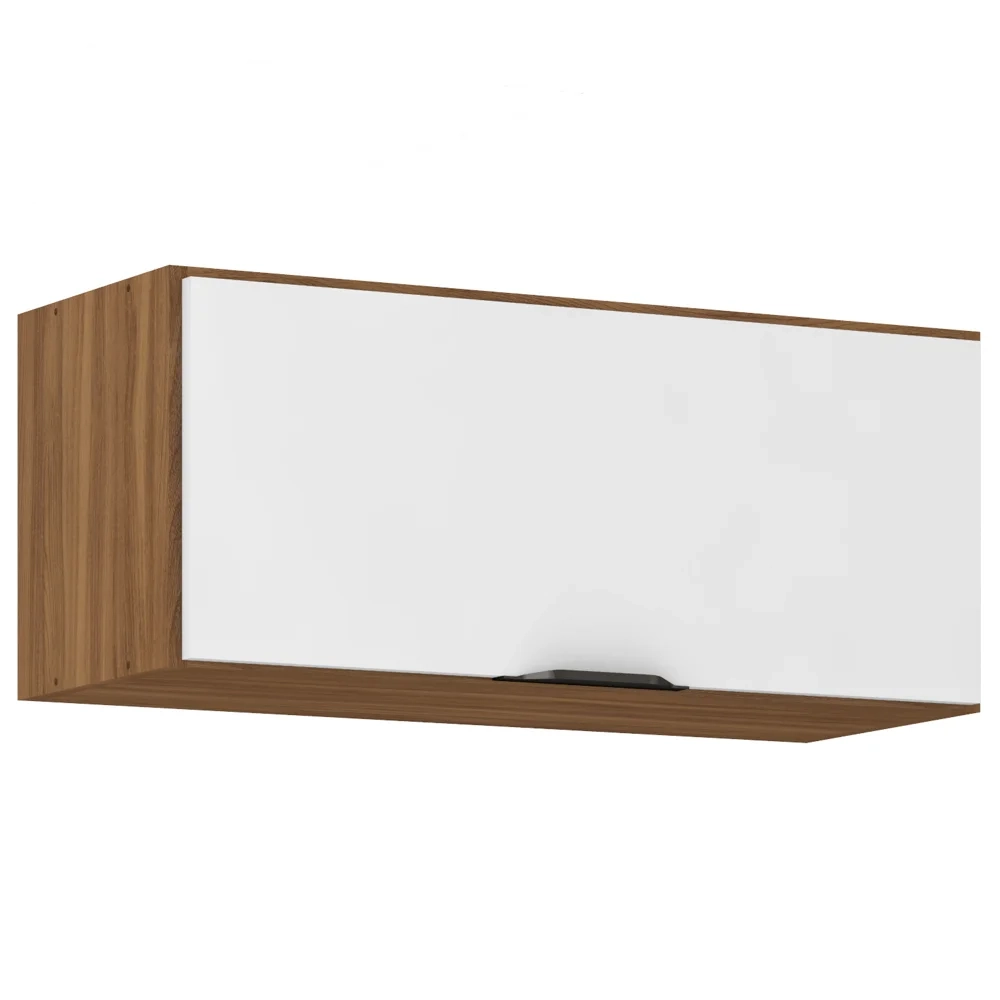 Armário Aéreo 1 Porta 70cm Frirenze D02 Amendola/Branco - Mpozenato