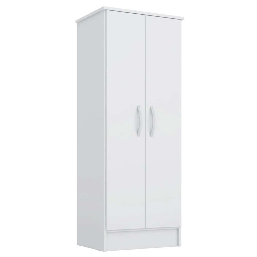 Armário Multiuso 2 Portas 3 Prateleiras Viena D02 Branco - Mpozenato