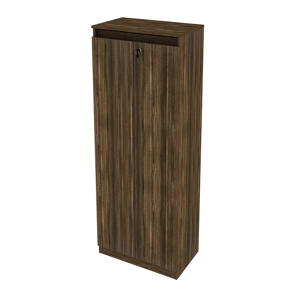 Armário Alto Para Escritório 2 Portas ME4151 Nogal - Tecno Mobili