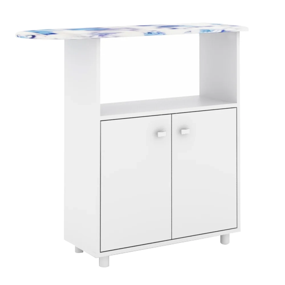 Balcão Com Tábua de Passar 2 Portas TP3050 Branco - Tecno Mobili