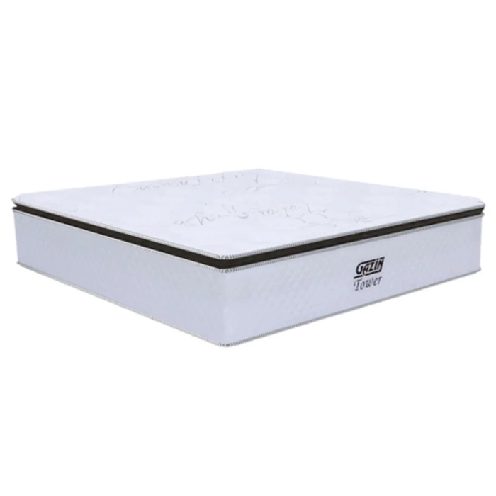 Colchão Box Casal Queen Size 158cm Molas Ensacada Soft Pillow Tower NW Branco - Gazin