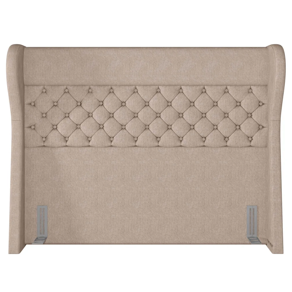 Cabeceira Cama Box Casal 140cm Trinidad Z37 Linho Areia - Mpozenato