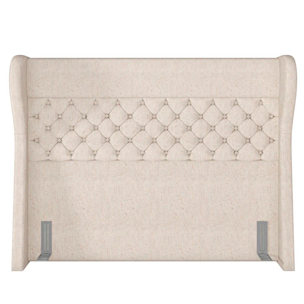 Cabeceira Cama Box Casal 140cm Trinidad Z37 Linho Cru - Mpozenato