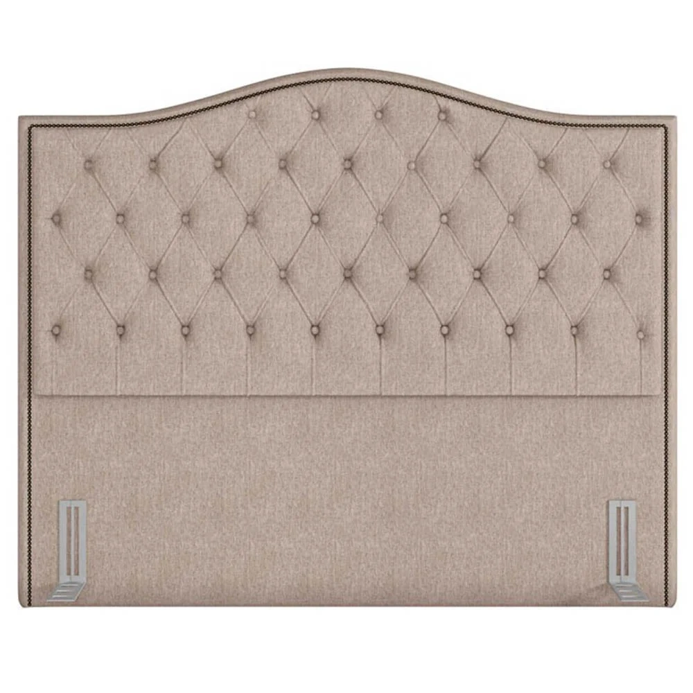 Cabeceira Cama Box Casal King 195cm Siena Z37 Linho Areia - Mpozenato