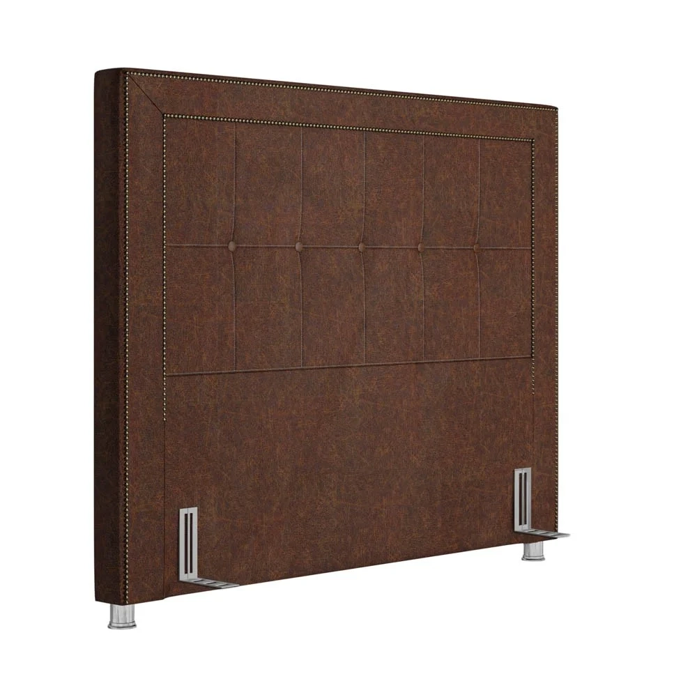 Cabeceira Cama Box Casal Queen 160cm Paolla Z37 Sintético Camel - Mpozenato