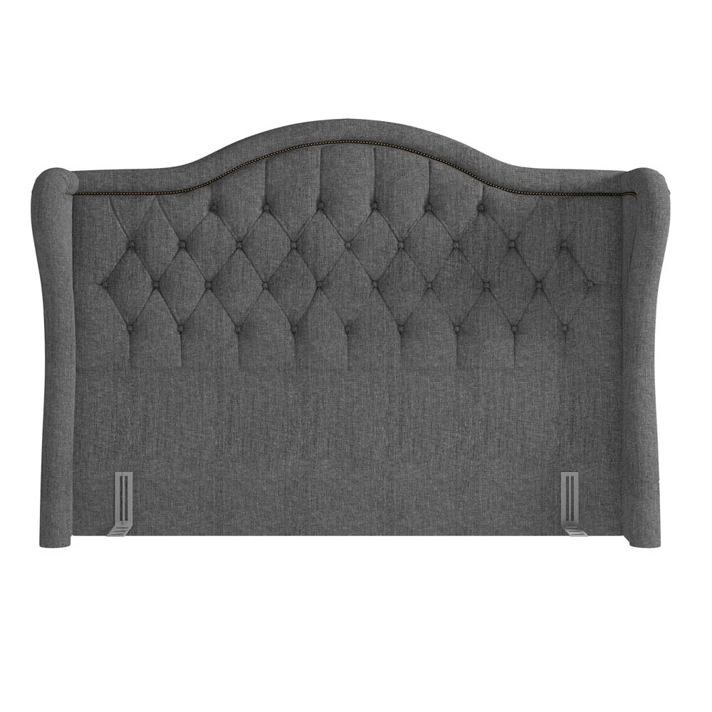 Cabeceira Cama Box Casal 140cm Antibes Z37 Linho Cinza - Mpozenato