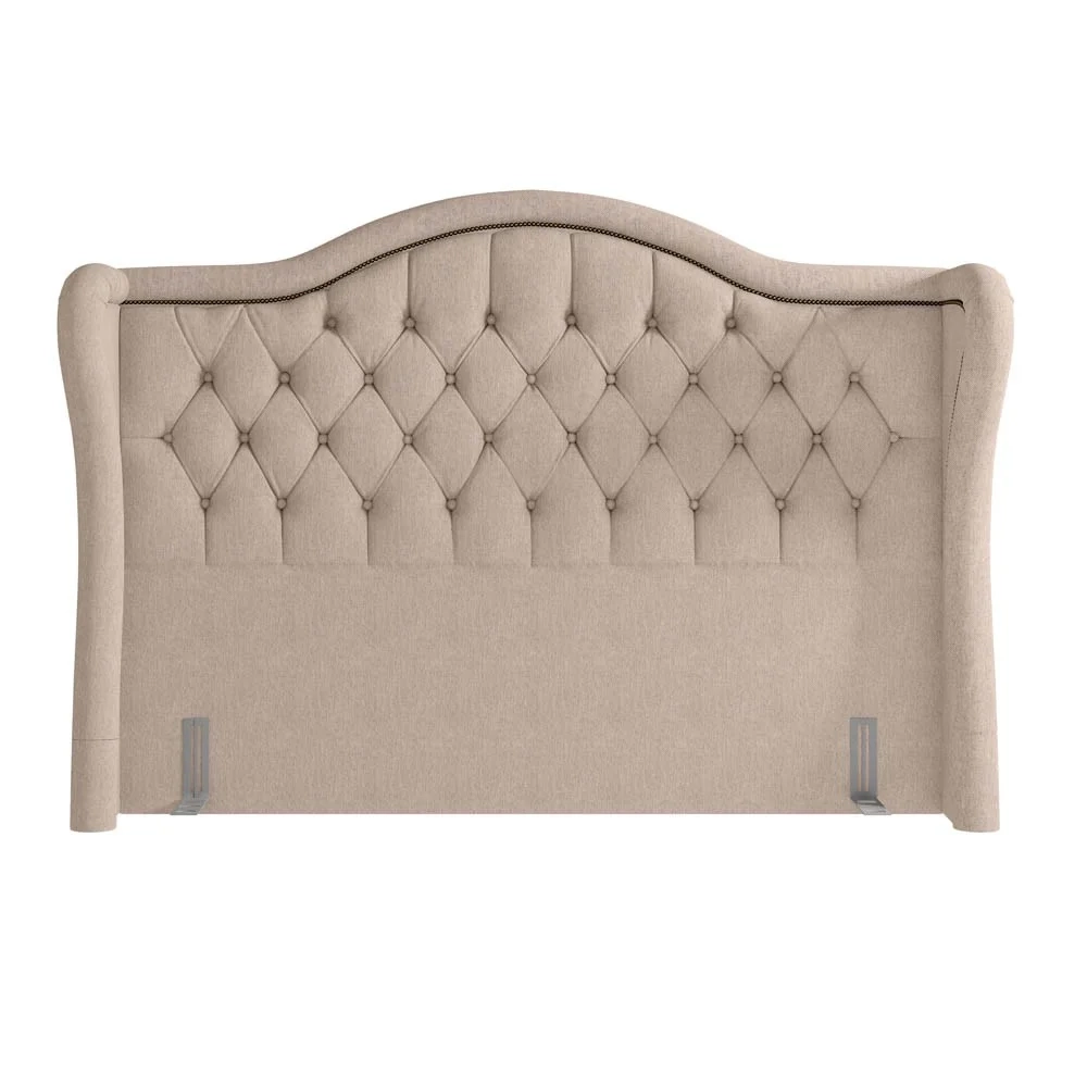 Cabeceira Cama Box Casal Queen 160cm Antibes Z37 Linho Areia - Mpozenato