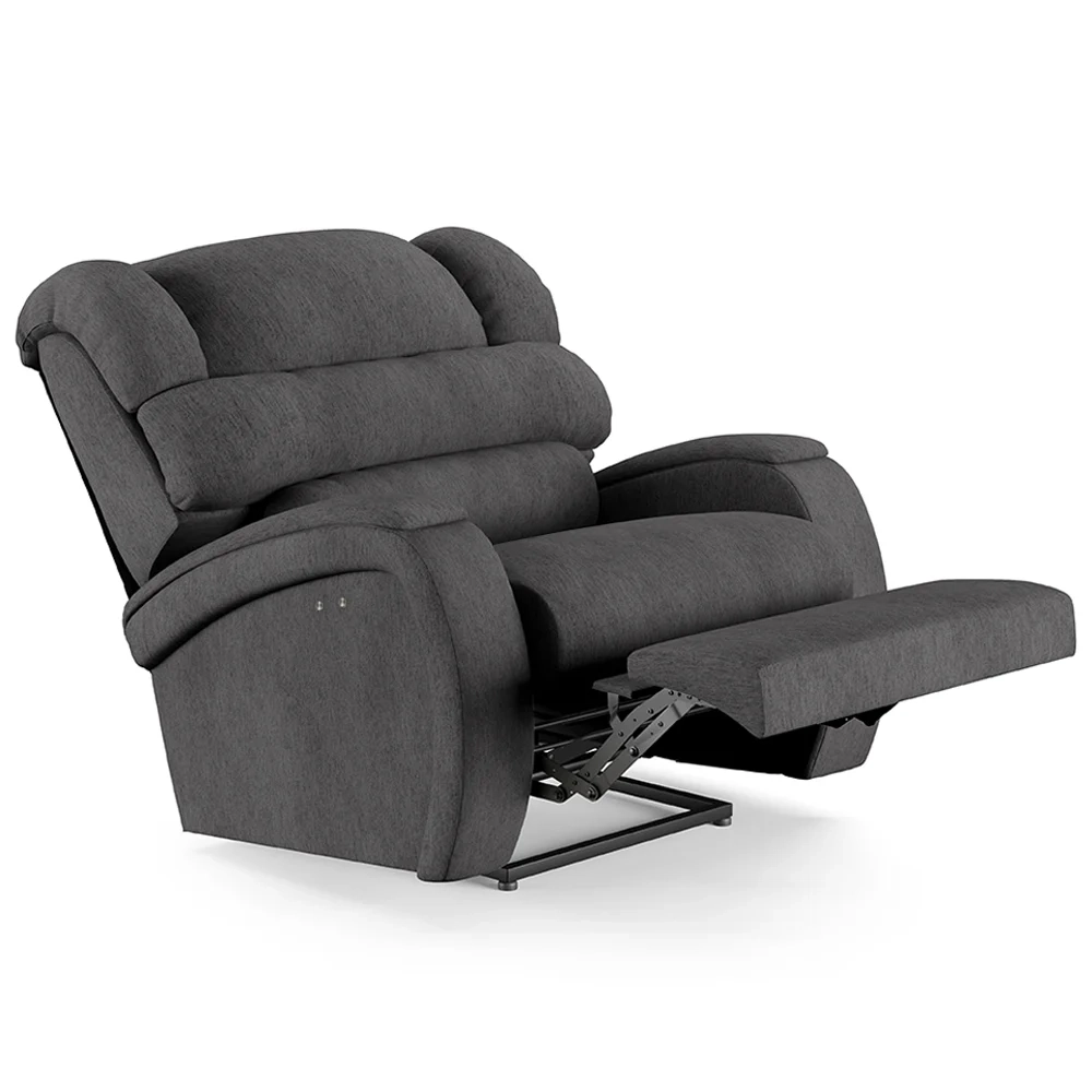 Poltrona do Papai Reclinável Kalie Power Touch Massagem FH9 Linho Grafite - Mpozenato