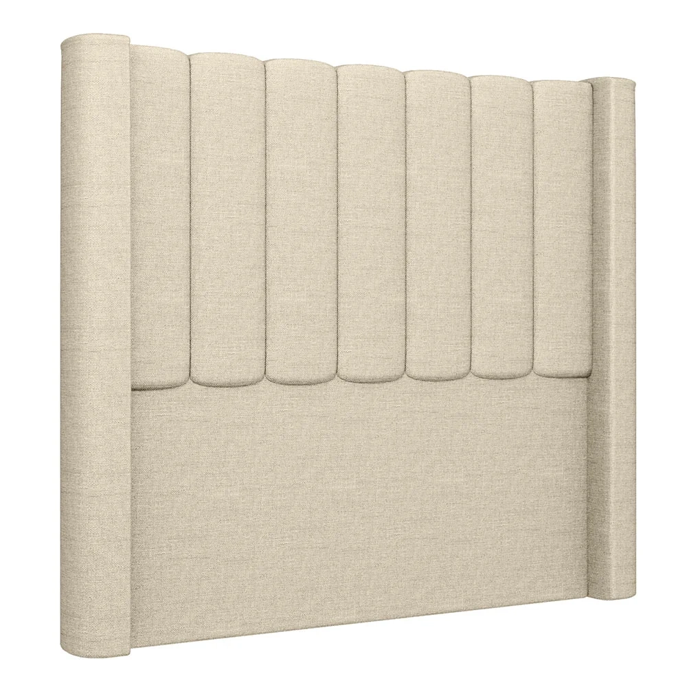 Cabeceira Casal Cama Box 140cm Claire Z04 Linho Bege - Mpozenato