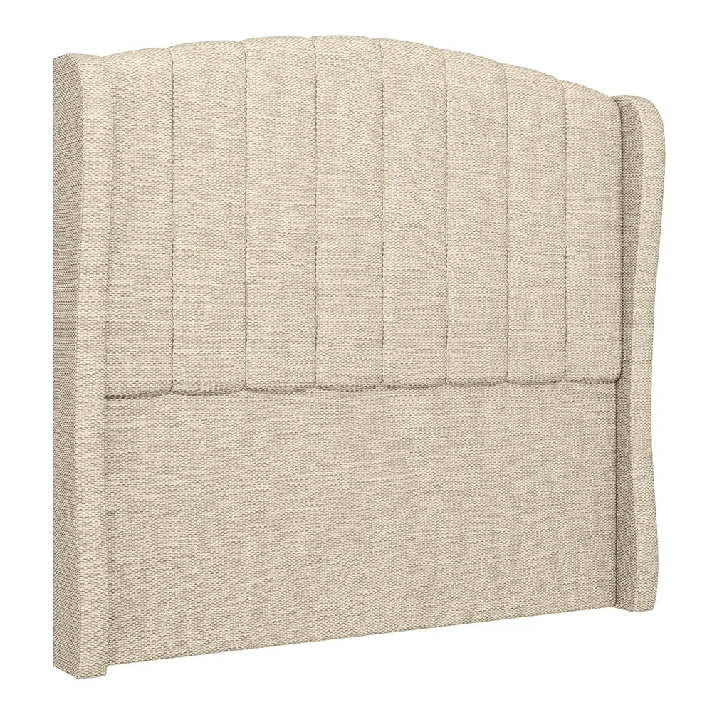 Cabeceira Casal Cama Box 140cm Glenda Z04 Linho Bege - Mpozenato