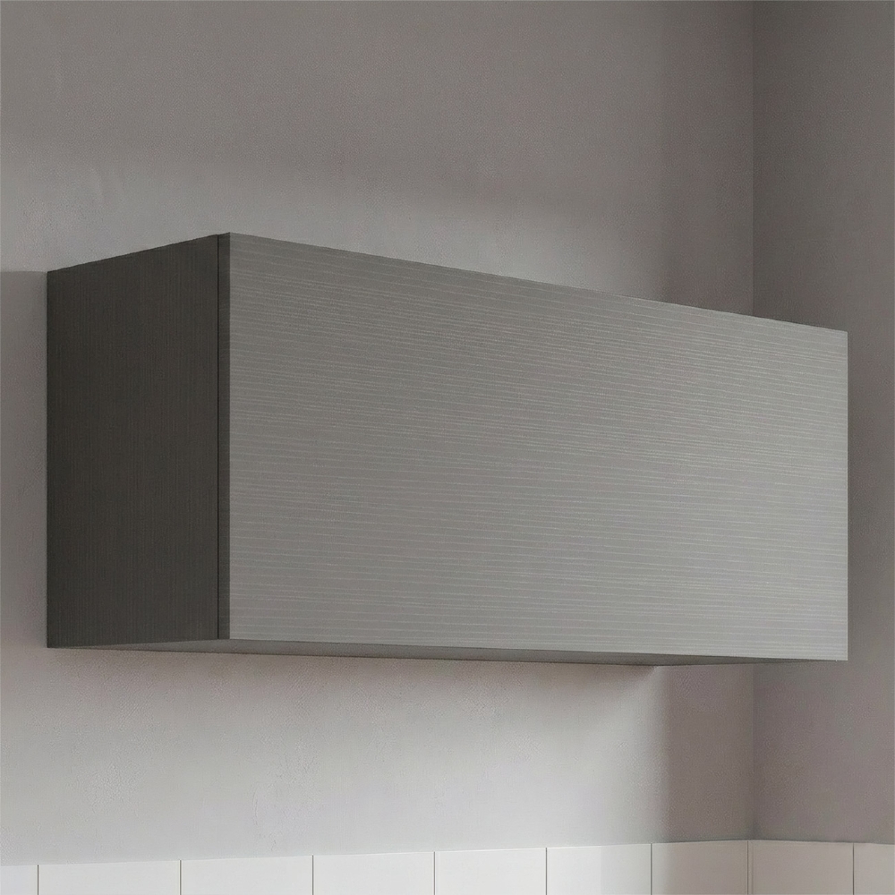 Armário Aéreo 70cm Porta Basculante Lina Z06 Gris - Mpozenato