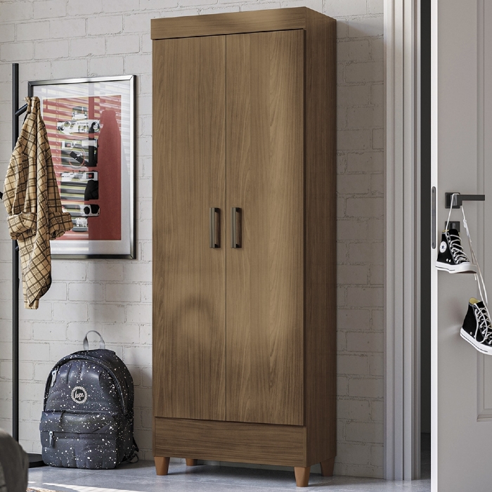 Armário Multiuso 60cm 2 portas Thales Jequitibá S01 - Mpozenato