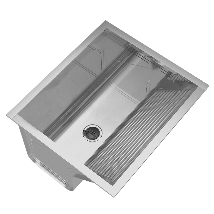 Tanque de Lavar Roupa 68L Inox de Embutir Lavanderia G01 - Mpozenato
