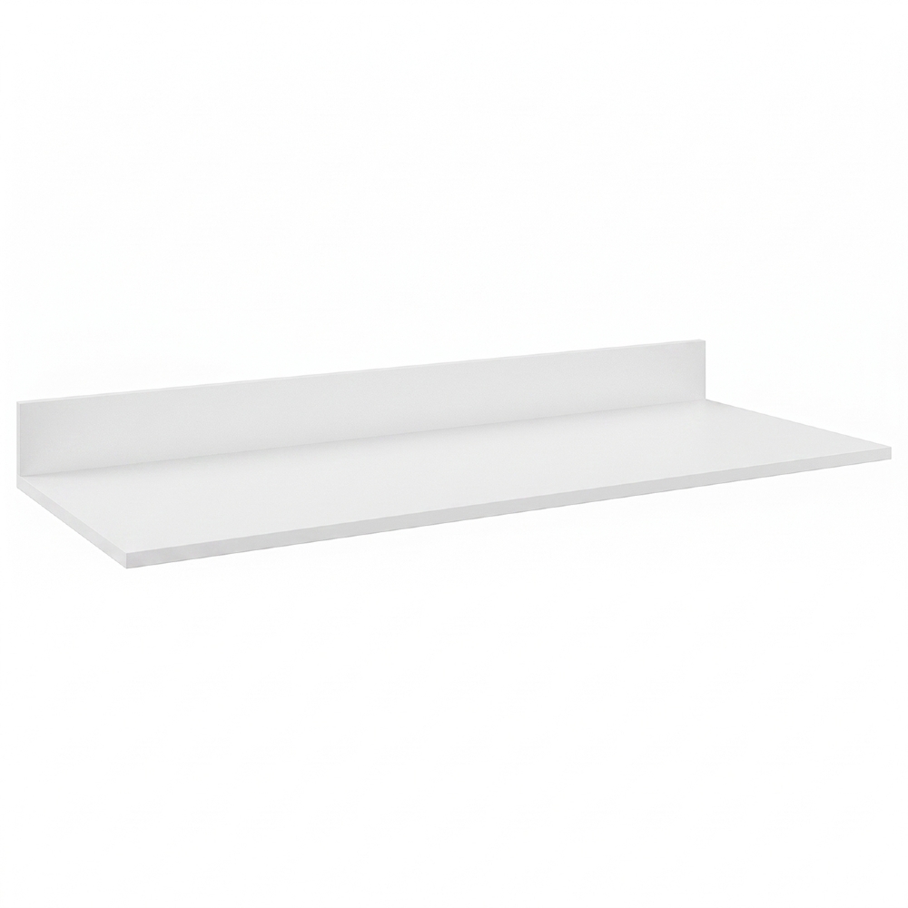 Tampo Para Balcão de Cozinha 100cm Branco     - Lumil Móveis