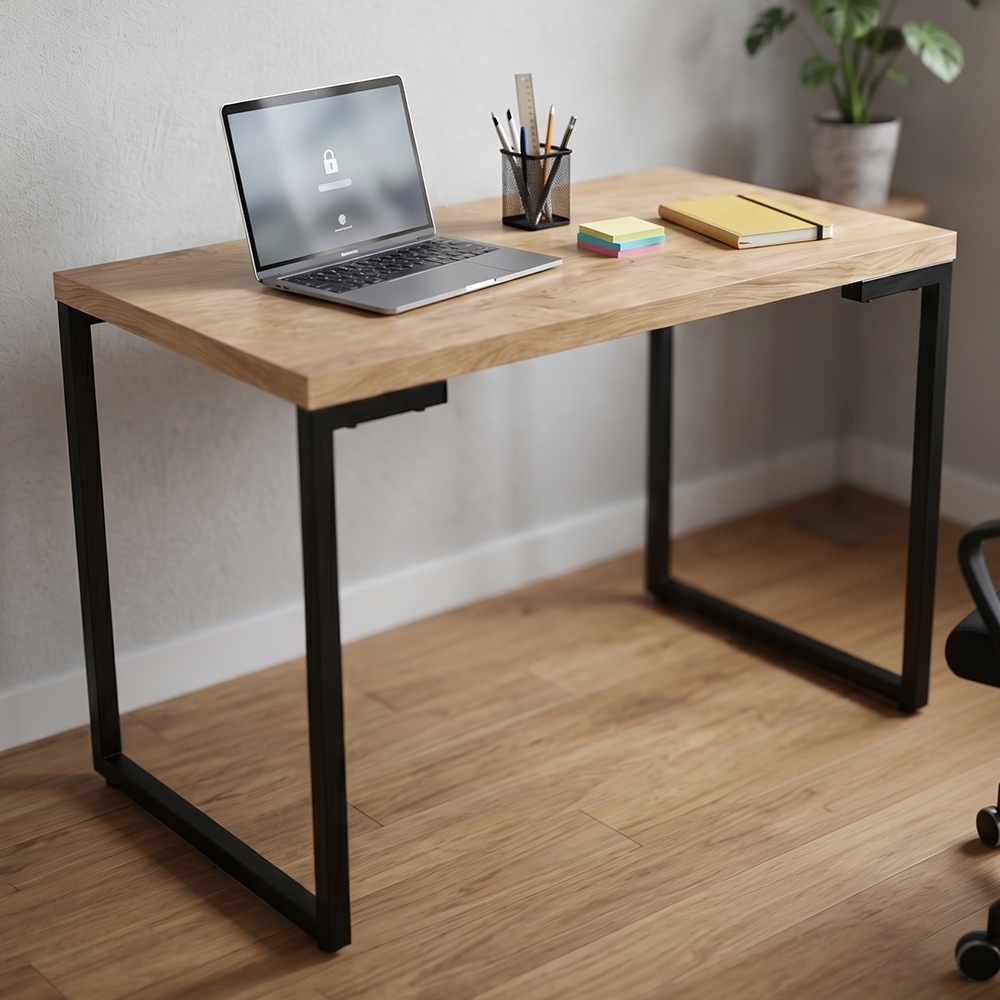Mesa Para Computador Escrivaninha Porto 120cm Nature - Fit Mobel