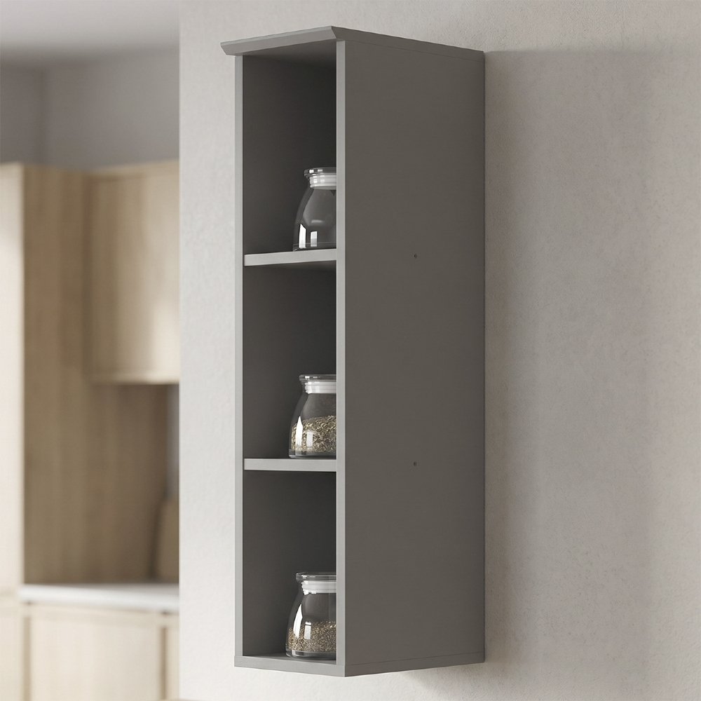 Nicho Aéreo Adega Vertical 20cm Americana Cinza - Henn 