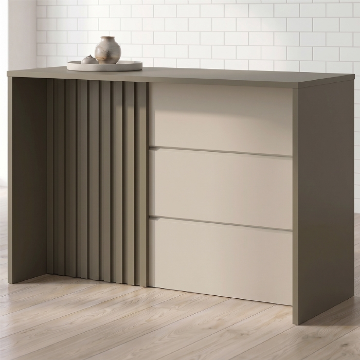 Bancada Para Cozinha Ilha 146cm Gourmet Connect Duna/Cristal - Henn
