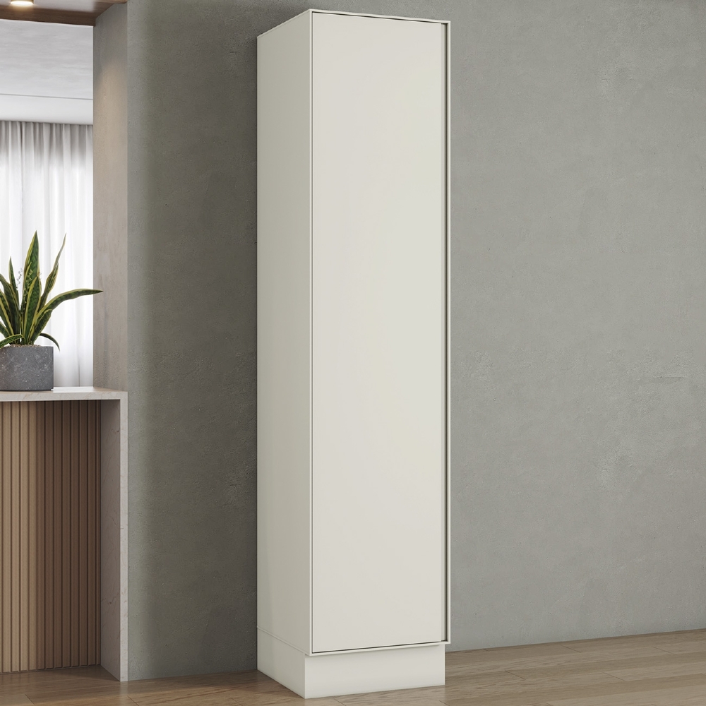 Paneleiro de Cozinha 50cm 1 Porta 100% MDF Amalfi Areia H02 - Mpozenato