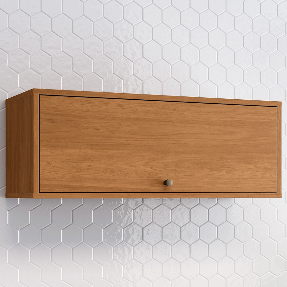 Armário de Cozinha Aéreo 80cm 1 Porta Versato Cinamomo H02 - Mpozenato