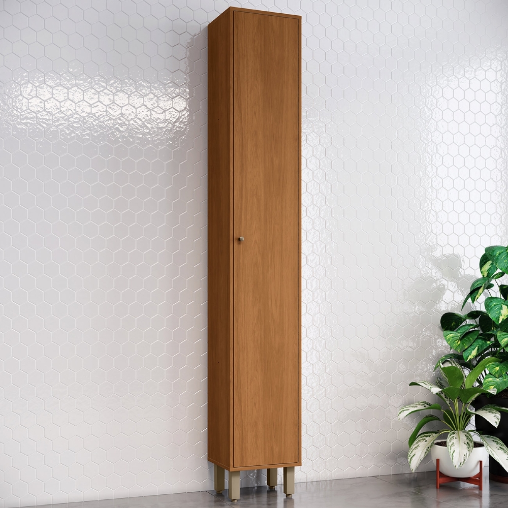 Paneleiro de Cozinha 35cm 1 Porta Versato Cinamomo H02 - Mpozenato