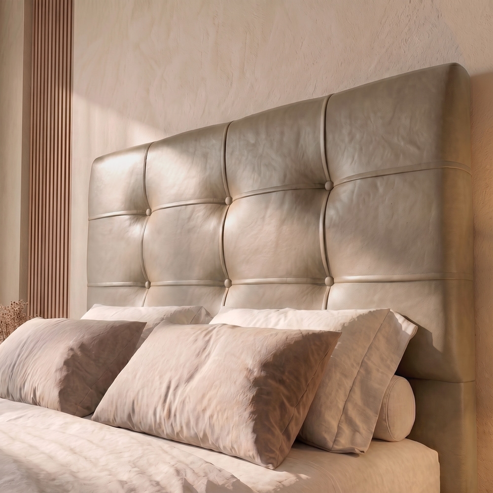 Cabeceira Casal Cama Box 195 cm London Corano Areia - JS Móveis