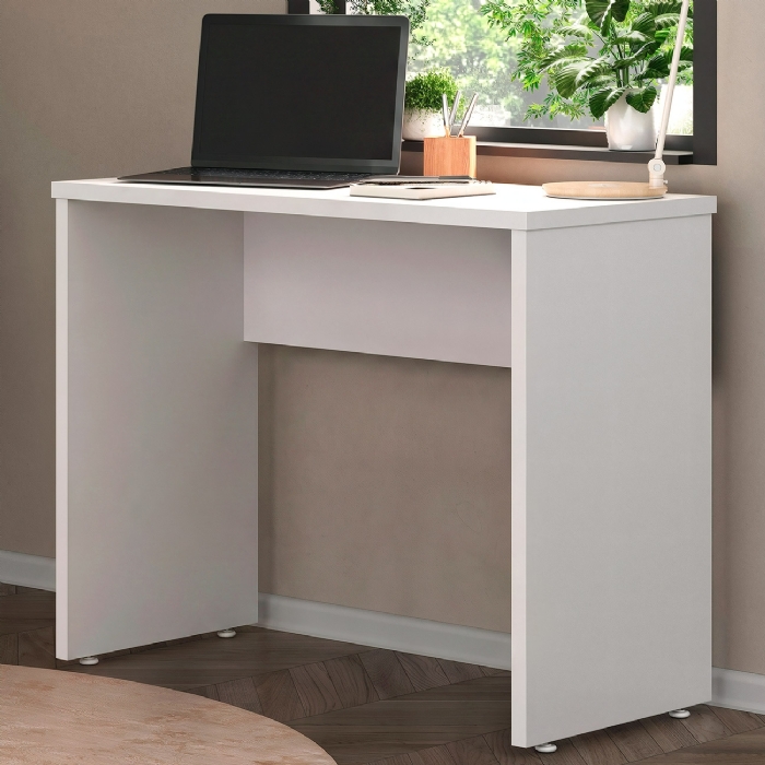 Mesa Para Computador Escrivaninha 91cm Sync Branco A06 - Mpozenato