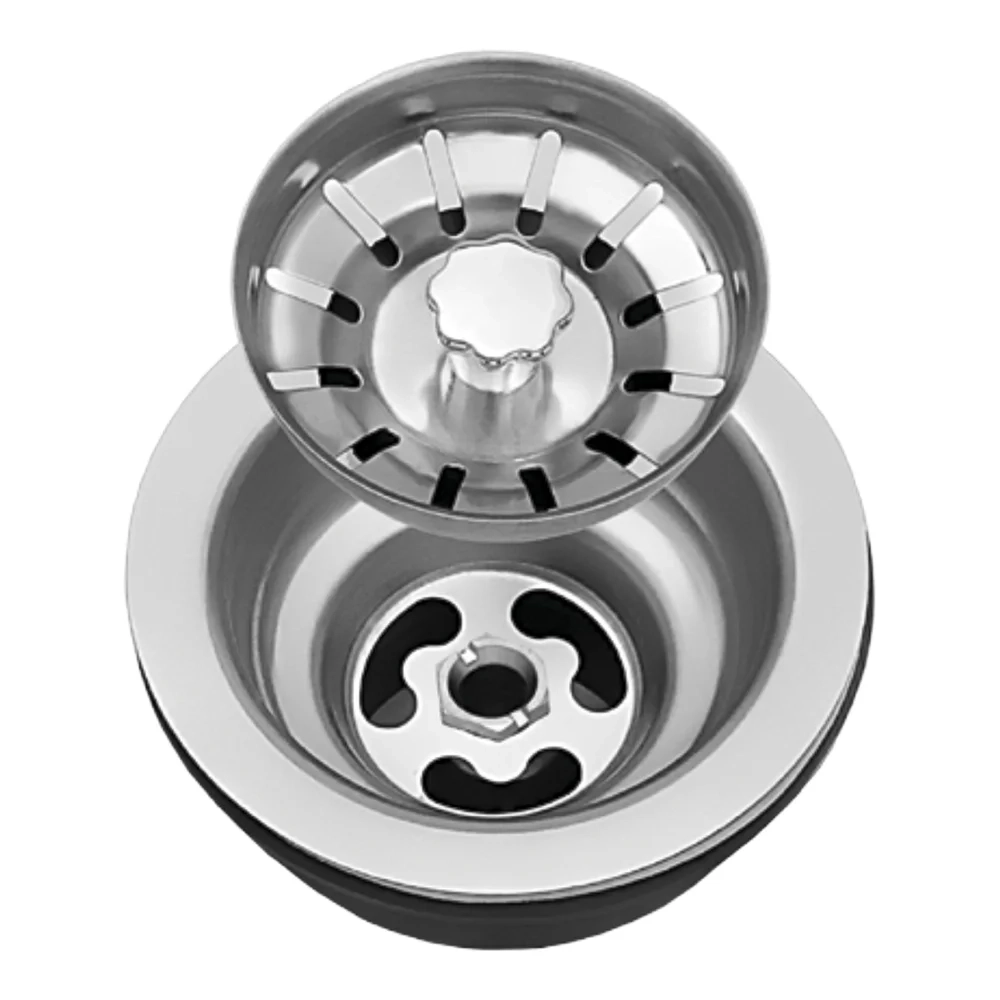 Válvula para Pia Aço Inox 3.1/2 G01 Cromado - Mpozenato