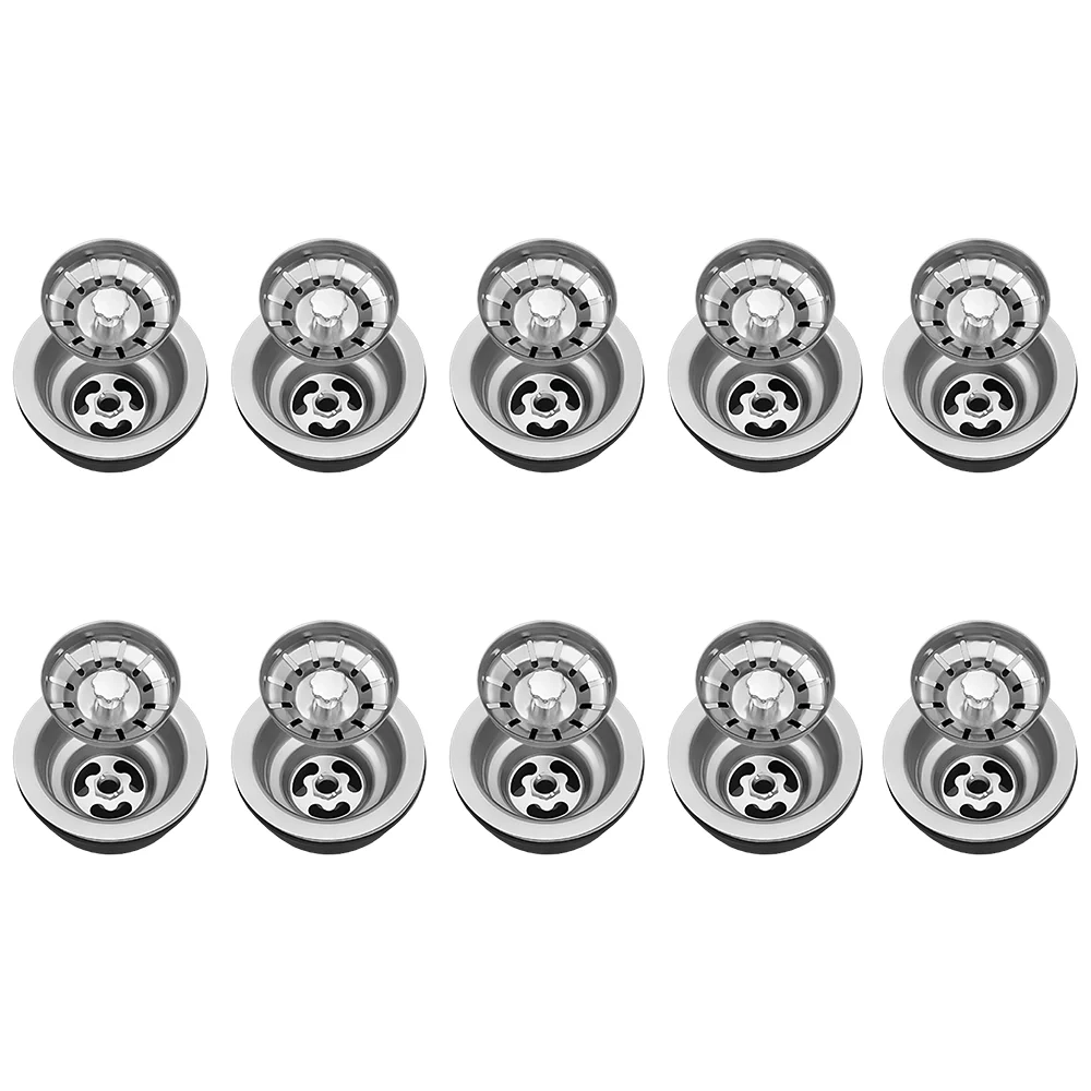 Válvula para Pia Kit 10 Aço Inox 3.1/2 G01 Cromado - Mpozenato