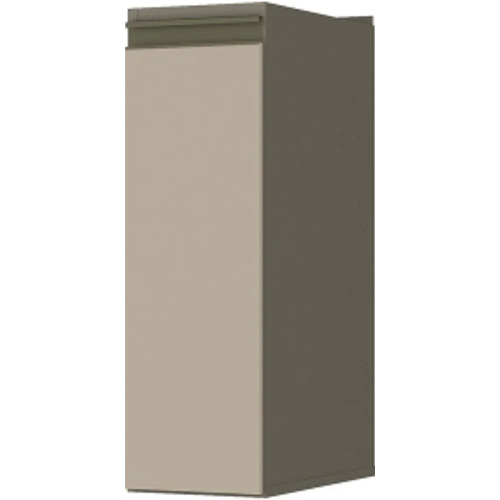 Balcão 20cm 1 Porta 100% MDF Sem Tampo Connect Duna/Cristal - Henn