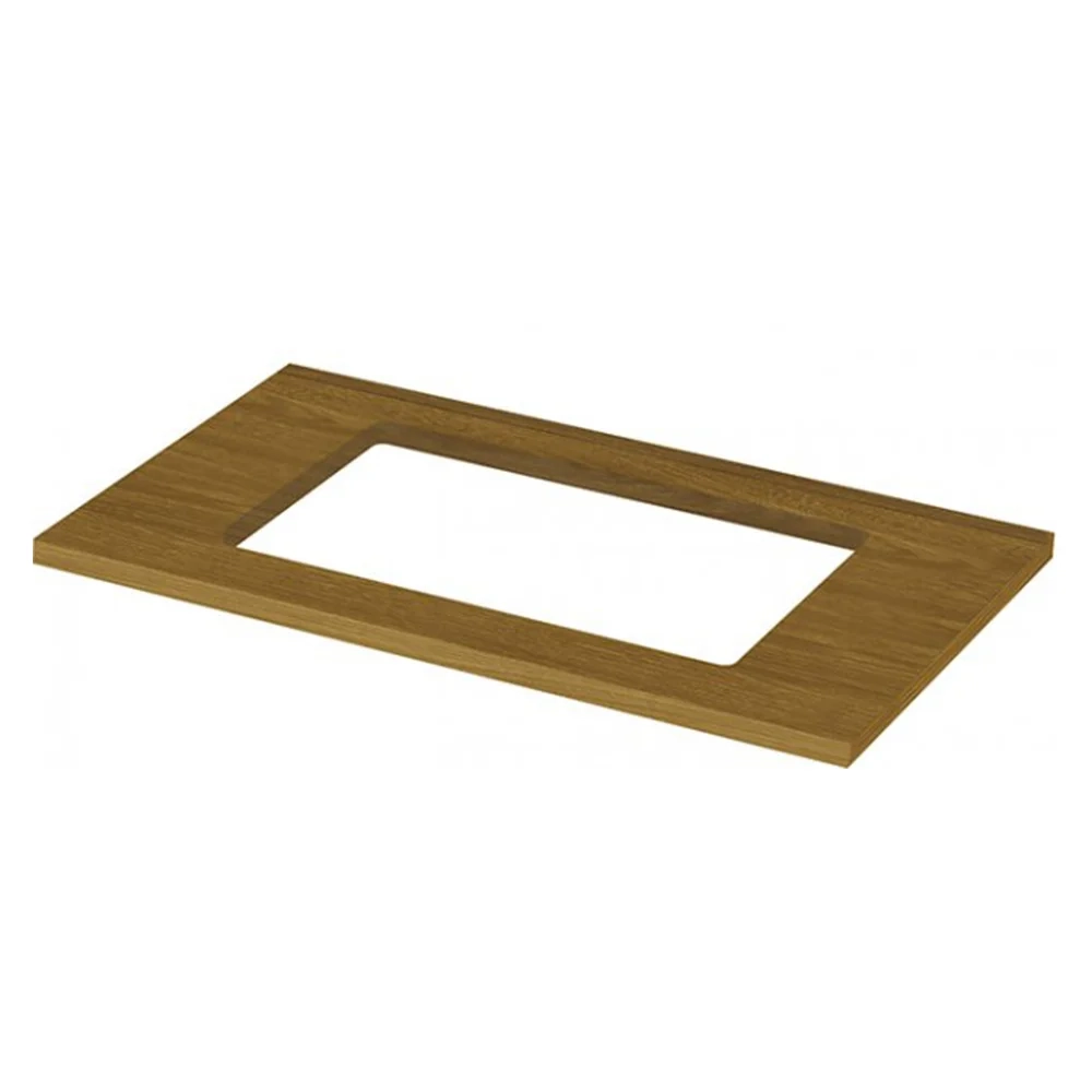 Tampo Para Balcão Cooktop 80cm 100% MDF Essência Nature - Henn