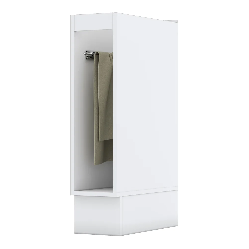 Balcão Porta Toalha 20cm 100% MDF Americana Branco HP - Henn