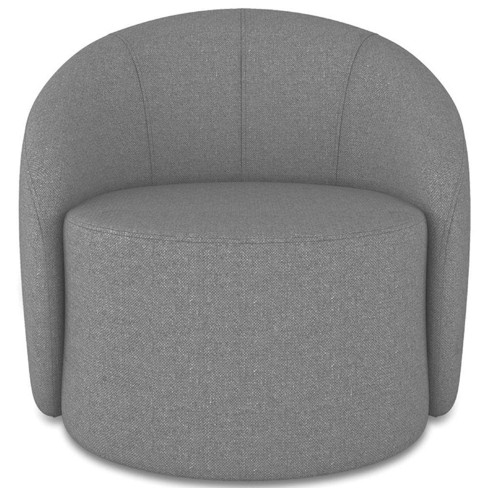 Sofá 2 Lugares 140cm Wendi e Poltrona Steve Linho Grafite I01  - Mpozenato