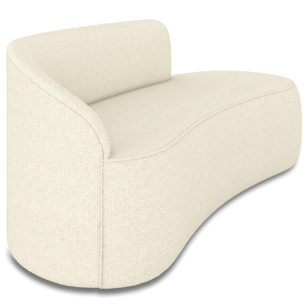 Sofá 3 Lugares Para Sala 180cm Orgânico Wendi Linho Bege I01  - Mpozenato