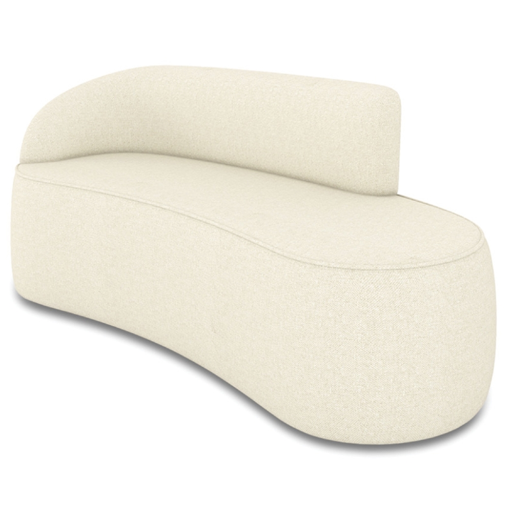 Sofá 3 Lugares Para Sala 180cm Orgânico Wendi Linho Bege I01  - Mpozenato