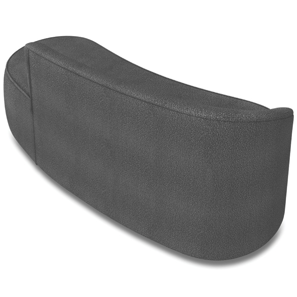Sofá 3 Lugares Para Sala 180cm Orgânico Wendi Boucle Grafite I01  - Mpozenato