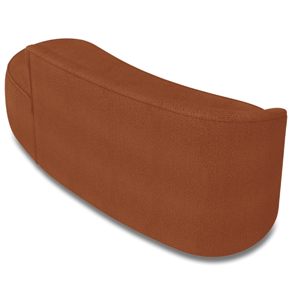 Sofá 3 Lugares Para Sala 180cm Orgânico Wendi Boucle Terracota I01  - Mpozenato