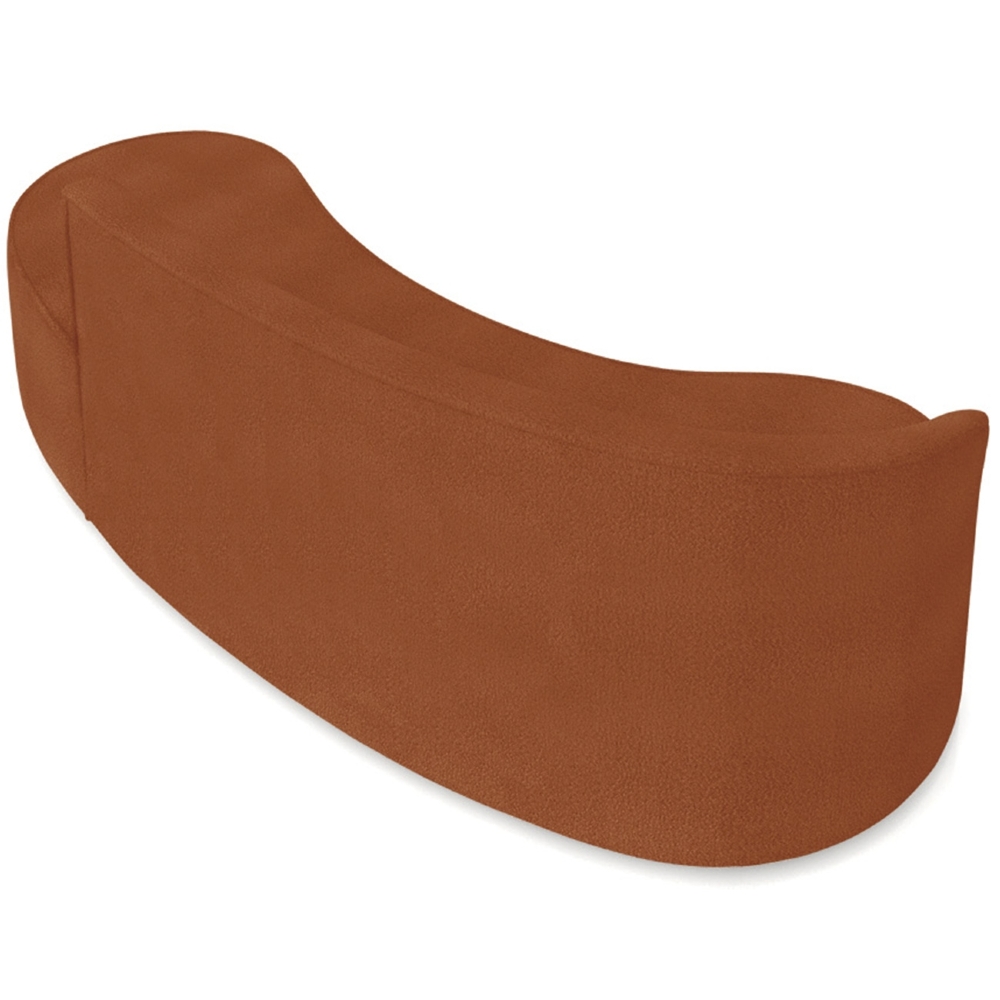 Sofá 4 Lugares Para Sala 220cm Orgânico Wendi Boucle Terracota I01  - Mpozenato