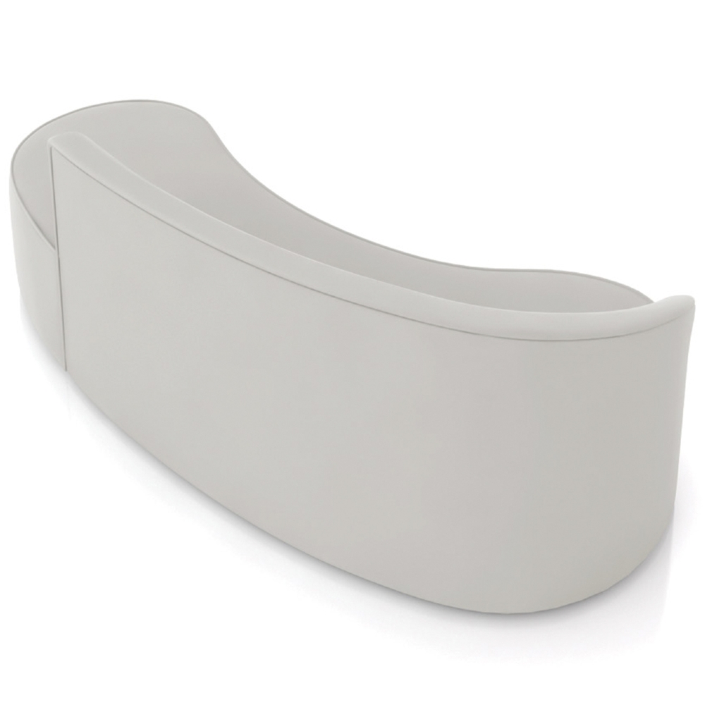 Sofá 4 Lugares Para Sala 220cm Orgânico Wendi Veludo Cinza I01  - Mpozenato