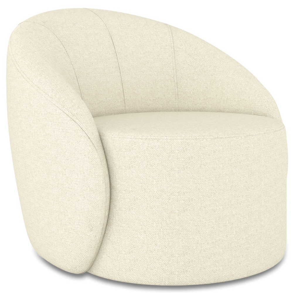 Sofá 4 Lugares 220cm Wendi e Poltrona Steve Linho Bege I01  - Mpozenato