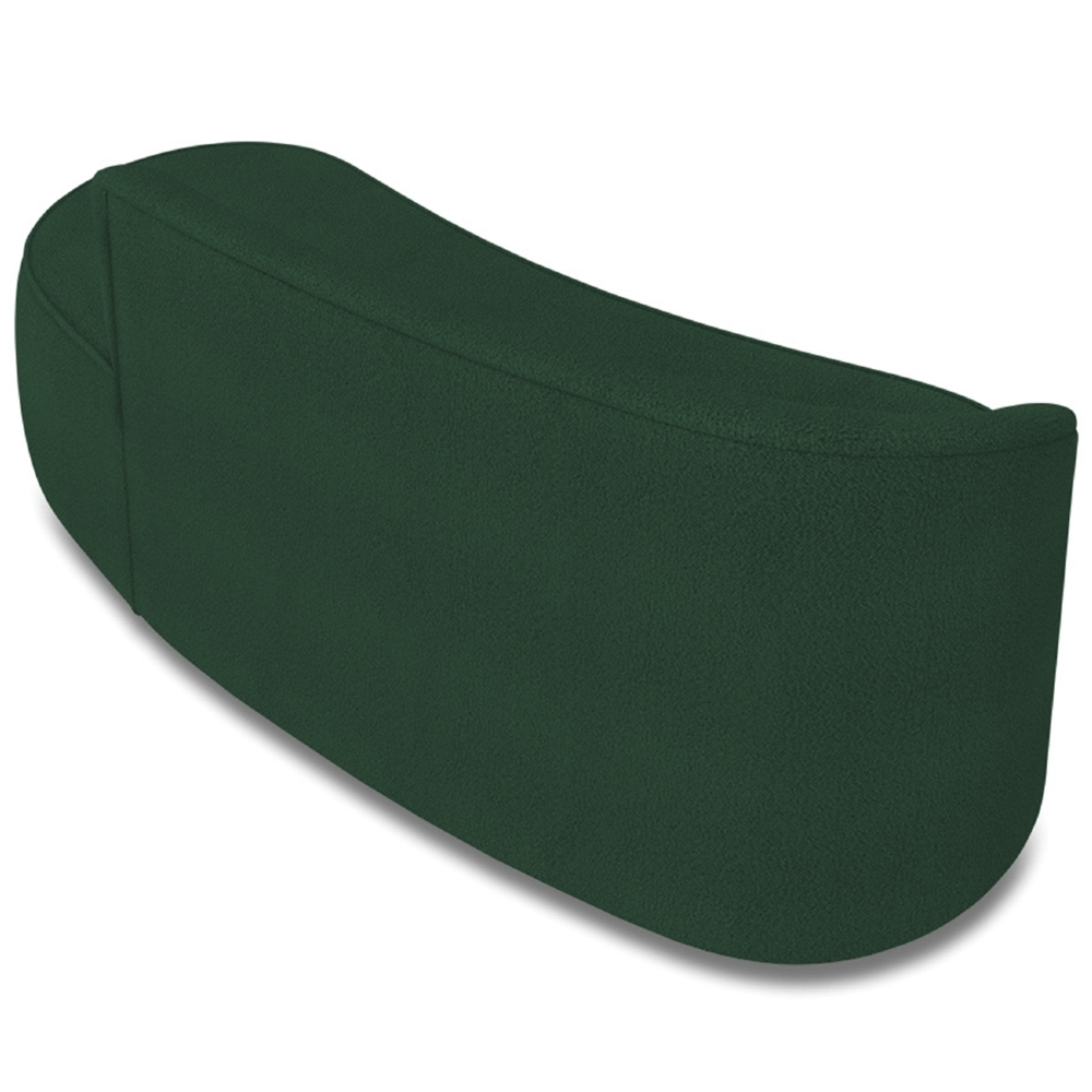 Sofá 3 Lugares Para Sala 180cm Orgânico Wendi Boucle Verde I01  - Mpozenato