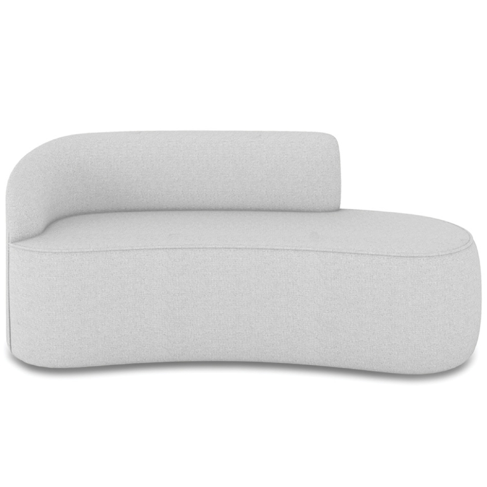 Sofá 3 Lugares Para Sala 180cm Orgânico Wendi Linho Cinza I01  - Mpozenato