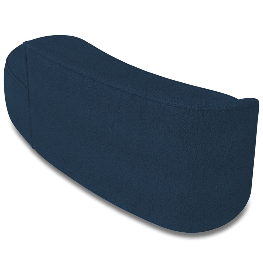 Sofá 2 Lugares Para Sala 140cm Orgânico Wendi Boucle Azul I01  - Mpozenato