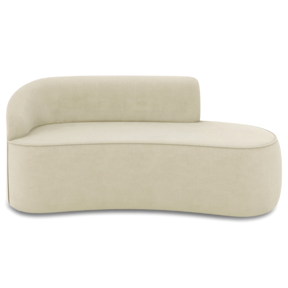 Sofá 3 Lugares 180cm Wendi e Poltrona Steve Suede Bege I01  - Mpozenato