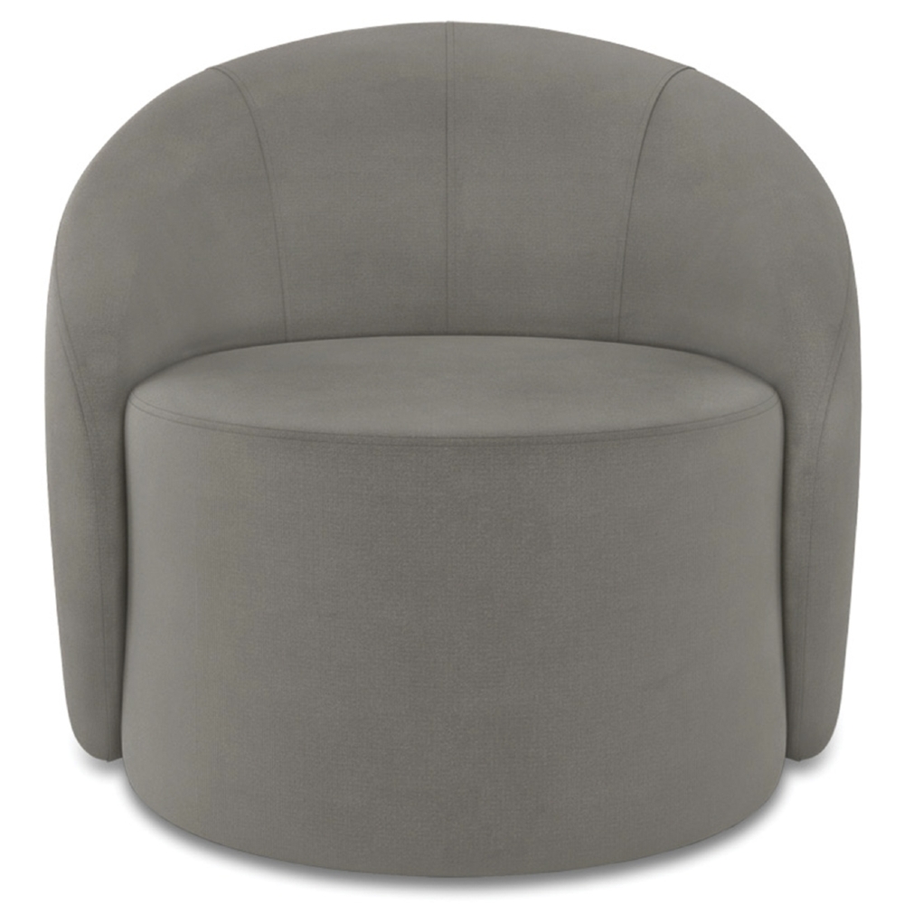 Sofá 2 Lugares 140cm Wendi e Poltrona Steve Suede Grafite I01  - Mpozenato