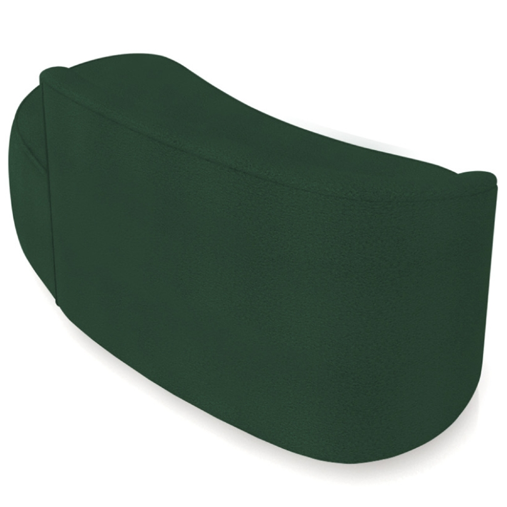 Sofá 2 Lugares Para Sala 140cm Orgânico Wendi Boucle Verde I01  - Mpozenato