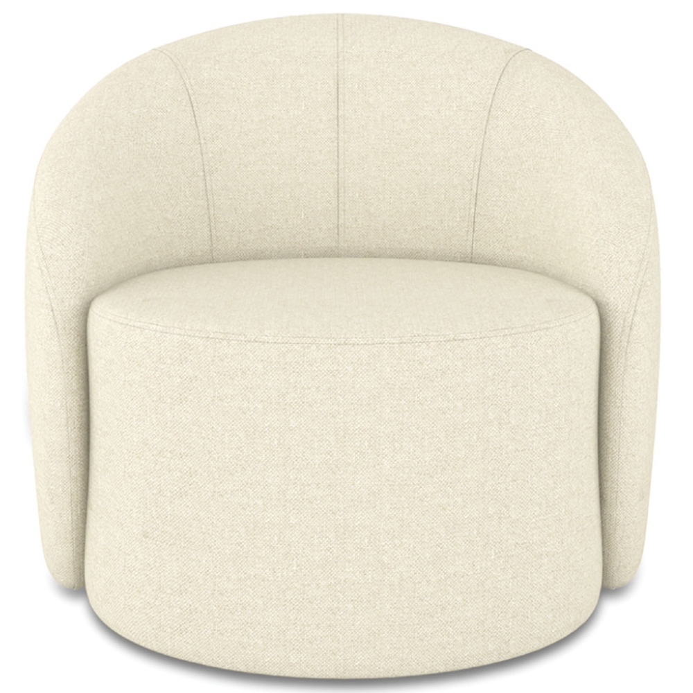 Sofá 3 Lugares 180cm Wendi e Poltrona Steve Linho Bege I01  - Mpozenato