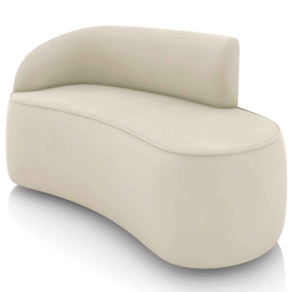 Sofá 2 Lugares 140cm Wendi e Poltrona Steve Veludo Verde I01  - Mpozenato