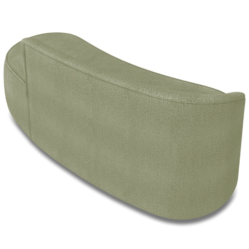 Sofá 3 Lugares Para Sala 180cm Orgânico Wendi Boucle Pistache I01  - Mpozenato