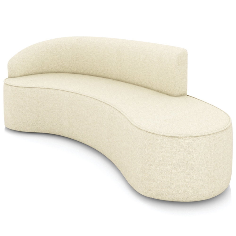 Sofá 4 Lugares Para Sala 220cm Orgânico Wendi Linho Bege I01  - Mpozenato