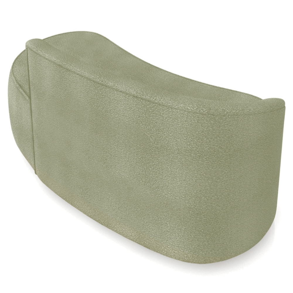 Sofá 2 Lugares Para Sala 140cm Orgânico Wendi Boucle Pistache I01  - Mpozenato